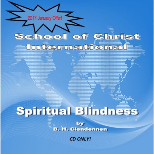 2017 January - Spiritual Blindness