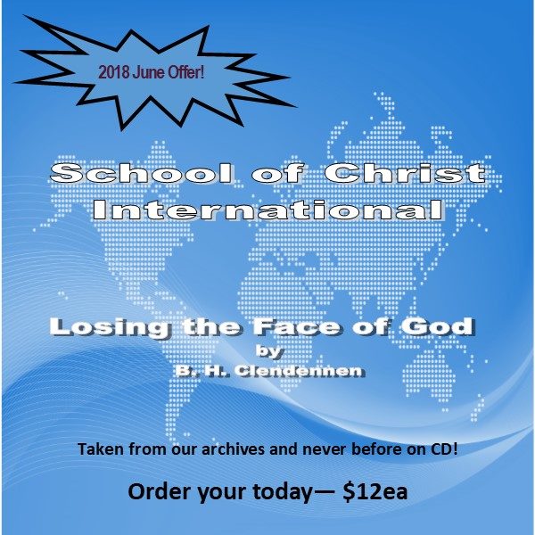 2018 - June - Losing the Face of God