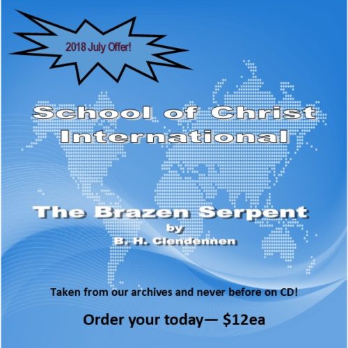 2018 - July  - The Brazen Serpent