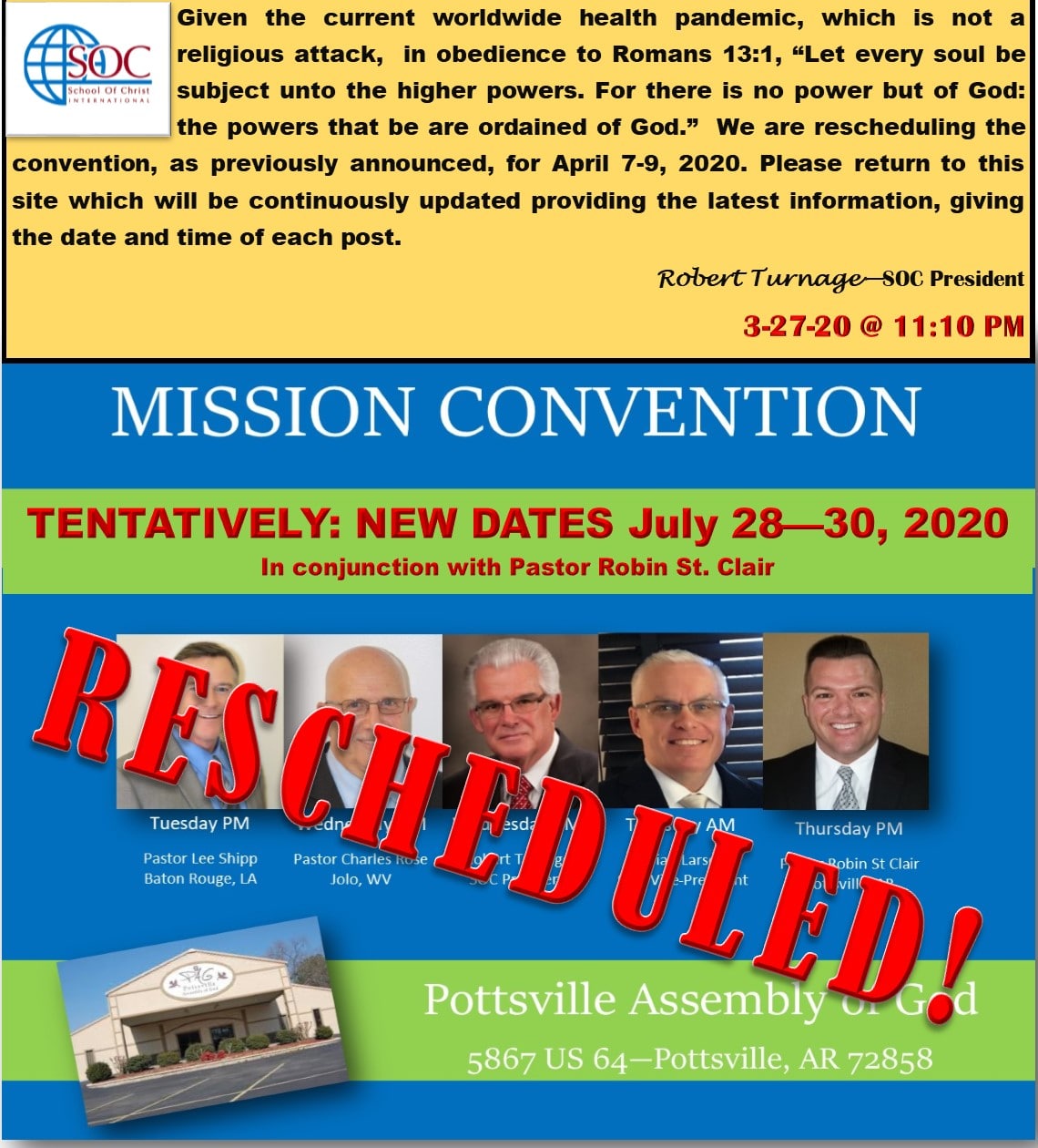 reschedule info reschedule info