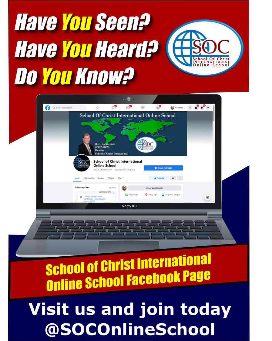 Poster SOC Online Facebook page Poster SOC Online Facebook page