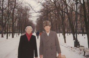 Founder B. H. and Janice Clendennen, thirty years ago in Moscow, Russia.