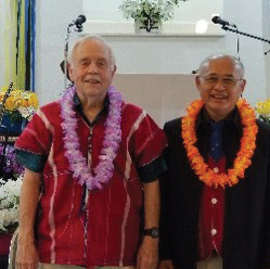 SOC Director David Jacobson (right) and Pastor Joseph.