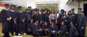 Graduating SOC Class in Liberia.