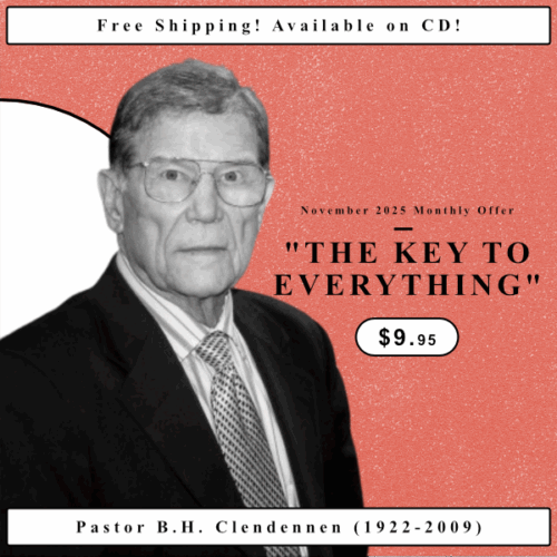 November 2025 Monthly Offer Pr. Clendennen